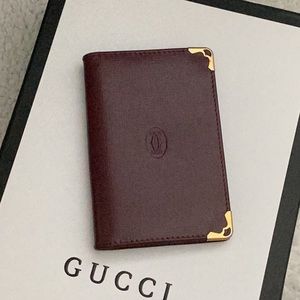 Authentic Cartier card / money holder